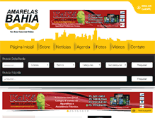 Tablet Screenshot of amarelasbahia.com.br